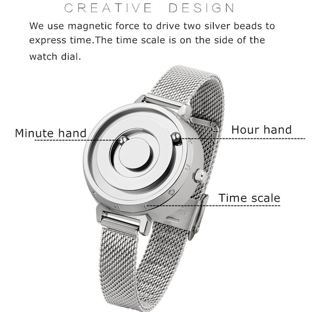 Magnetic gold clock luxury women's watch quartz women's watch - Jo-Bolt-Store