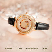 Magnetic gold clock luxury women's watch quartz women's watch - Jo-Bolt-Store