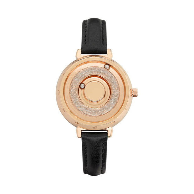 Magnetic gold clock luxury women's watch quartz women's watch - Jo-Bolt-Store