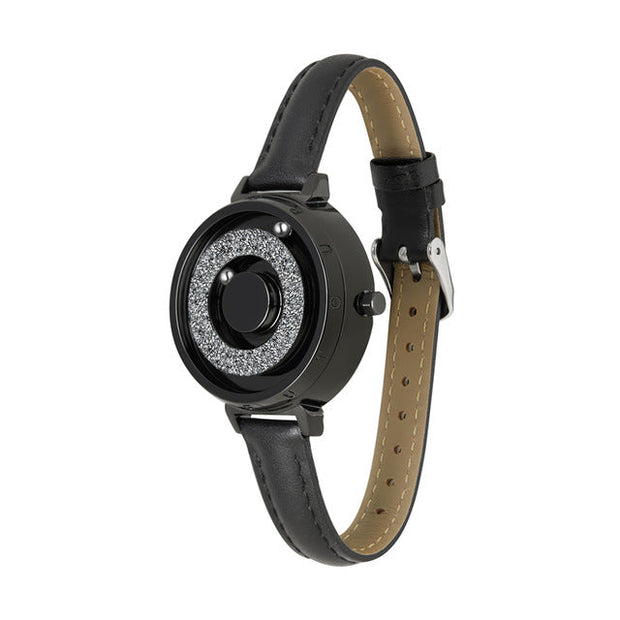 Magnetic gold clock luxury women's watch quartz women's watch - Jo-Bolt-Store