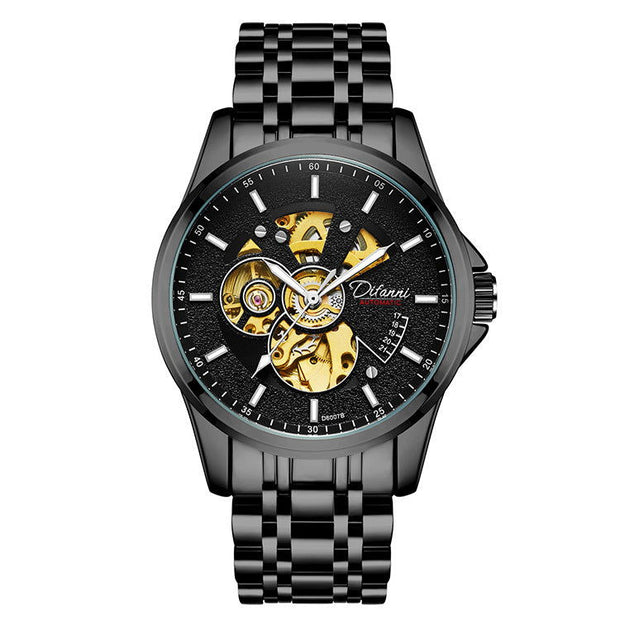 Mechanical Fully Automatic Fashion Hipster Luxury Steel Belt Watch - Jo-Bolt-Store