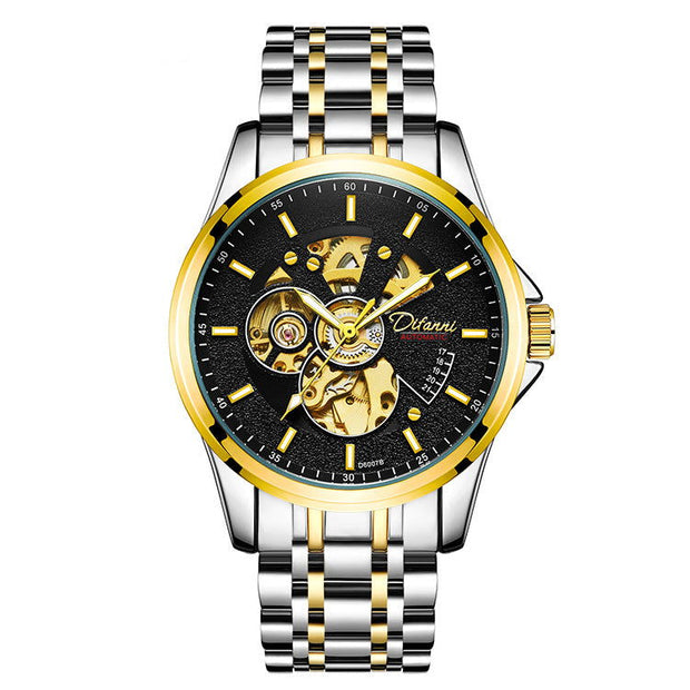 Mechanical Fully Automatic Fashion Hipster Luxury Steel Belt Watch - Jo-Bolt-Store