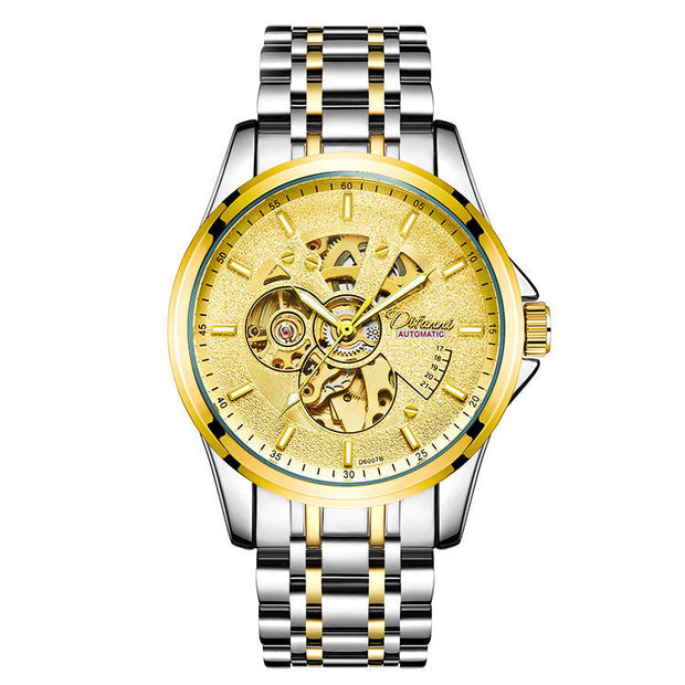 Mechanical Fully Automatic Fashion Hipster Luxury Steel Belt Watch - Jo-Bolt-Store