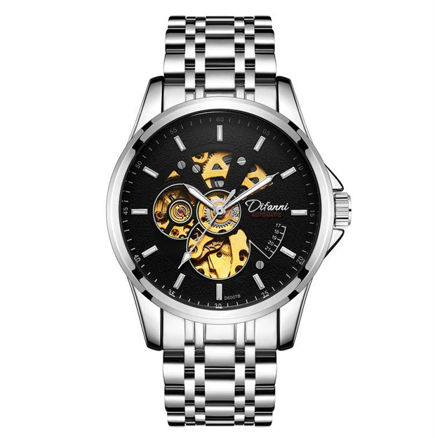 Mechanical Fully Automatic Fashion Hipster Luxury Steel Belt Watch - Jo-Bolt-Store