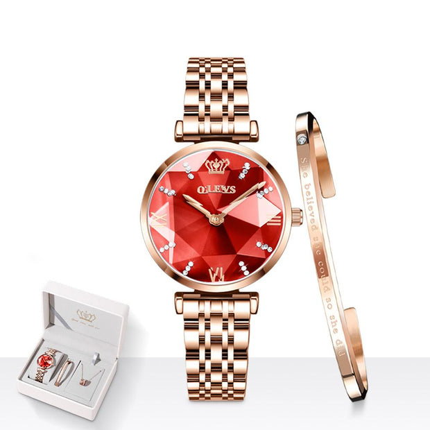 Mechanical Watch Waterproof Light Luxury Quartz Ladies Watch - Jo-Bolt-Store