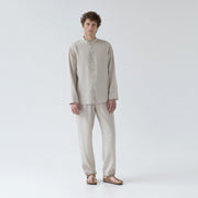 Linen Currant Loungewear Set - Melange