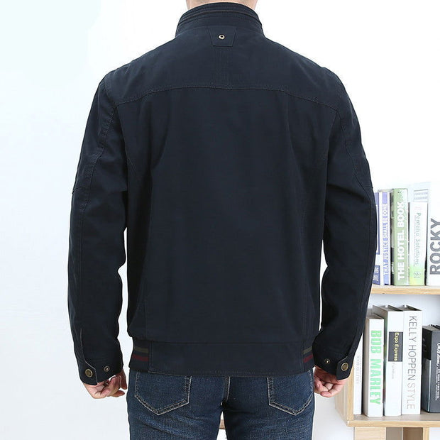 Men Plus Size Coat Stand Collar - Jo-Bolt-Store