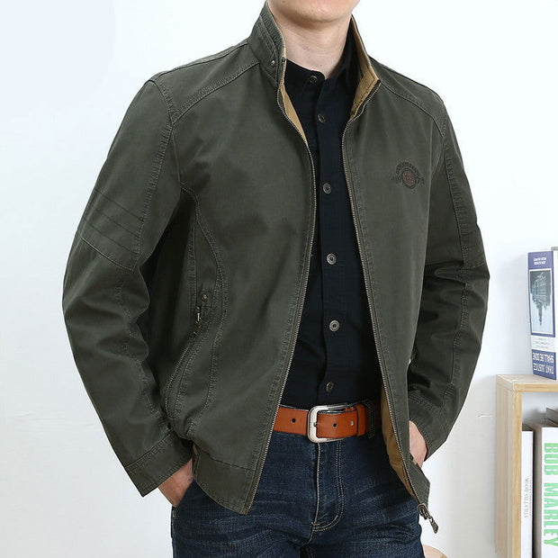 Men Plus Size Coat Stand Collar - Jo-Bolt-Store