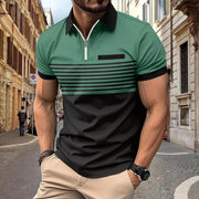Men Short Sleeve Casual Golf Polo Shirt - Jo-Bolt-Store