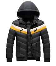 Men Winter Casual Plus Size Hooded Jacket - Jo-Bolt-Store