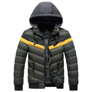 Men Winter Casual Plus Size Hooded Jacket - Jo-Bolt-Store