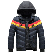 Men Winter Casual Plus Size Hooded Jacket - Jo-Bolt-Store
