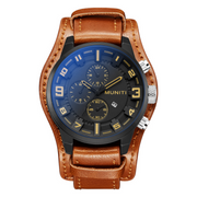 Men's Business Watch Quartz Watch Men's Belt Watch Waterproof Sports Watch - Jo-Bolt-Store
