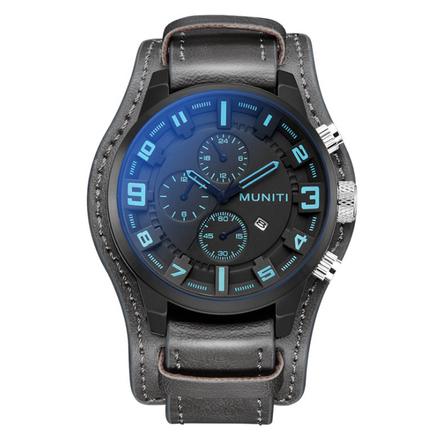 Men's Business Watch Quartz Watch Men's Belt Watch Waterproof Sports Watch - Jo-Bolt-Store