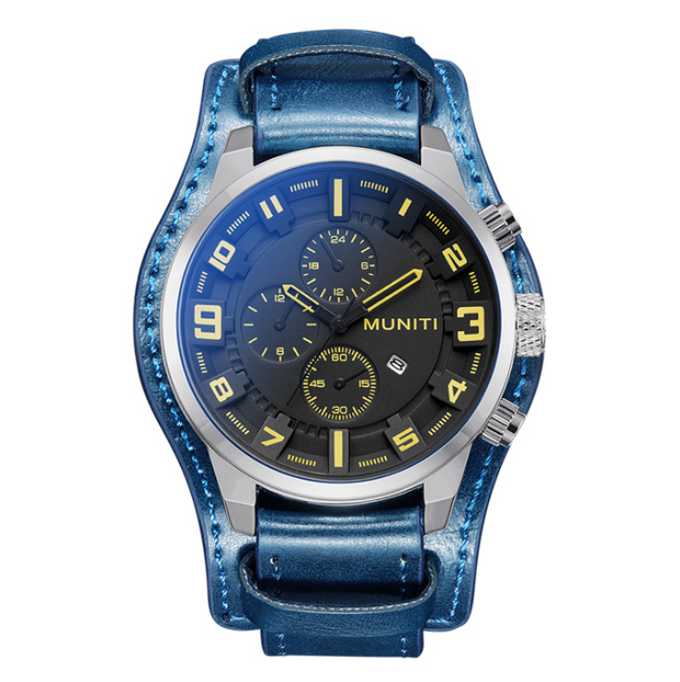 Men's Business Watch Quartz Watch Men's Belt Watch Waterproof Sports Watch - Jo-Bolt-Store