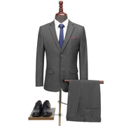 Men's Casual Business Suit Two-piece Suit Plus Size - Jo-Bolt-Store