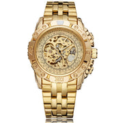 Men's Luxury Automatic Mechanical Watch All-steel Hollow Watch - Jo-Bolt-Store