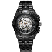 Men's Luxury Automatic Mechanical Watch All-steel Hollow Watch - Jo-Bolt-Store