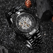 Men's Luxury Automatic Mechanical Watch All-steel Hollow Watch - Jo-Bolt-Store