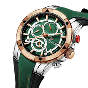 Men's Watch Calendar Watch Tape Quartz Watch Six-pin Watch Business Men's Watch - Jo-Bolt-Store