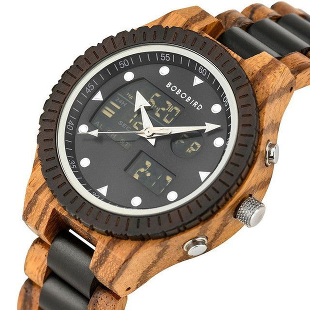 Men's Wooden Watch, Men's Watch, Christmas Gift Watch - Jo-Bolt-Store