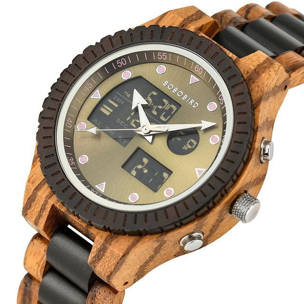 Men's Wooden Watch, Men's Watch, Christmas Gift Watch - Jo-Bolt-Store