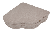 Play Mat for Kids - Cloud Shaped Bearly Light Grey