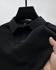 Mesh Ice Silk Short Sleeve T-shirt Mens Clothing - Jo-Bolt-Store
