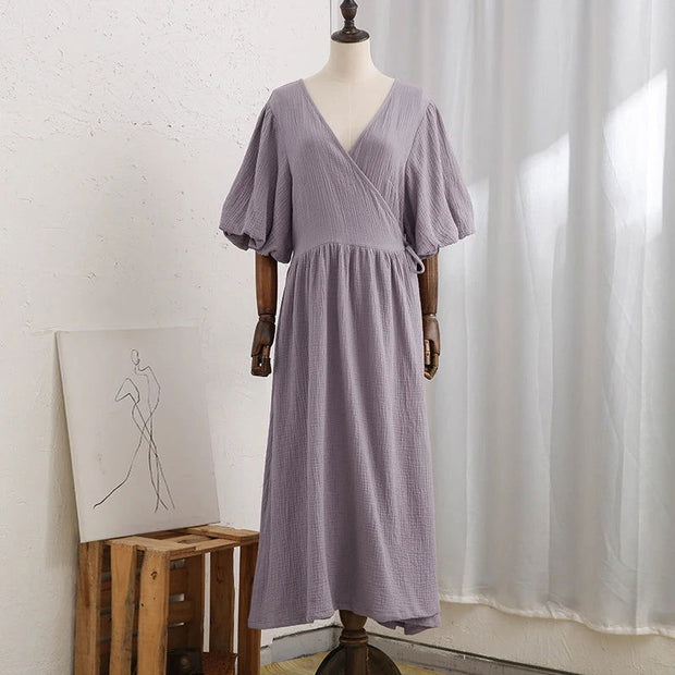 Muslin 100% Cotton  Elegant Party Beach Sundress - Jo-Bolt-Store