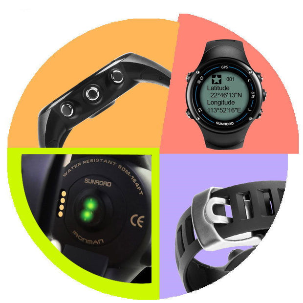 Navigation Smart Sports Watch Outdoor Heart Rate Swimming Watch - Jo-Bolt-Store