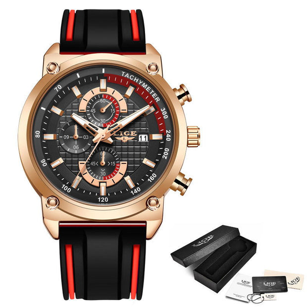 New Creative Design Blue Watches Men Luxury Quartz Wristwatch Stainless Steel Chronograph Sport Men Watch Relogio Masculino - Jo-Bolt-Store