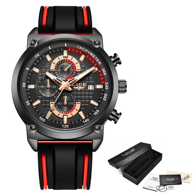 New Creative Design Blue Watches Men Luxury Quartz Wristwatch Stainless Steel Chronograph Sport Men Watch Relogio Masculino - Jo-Bolt-Store