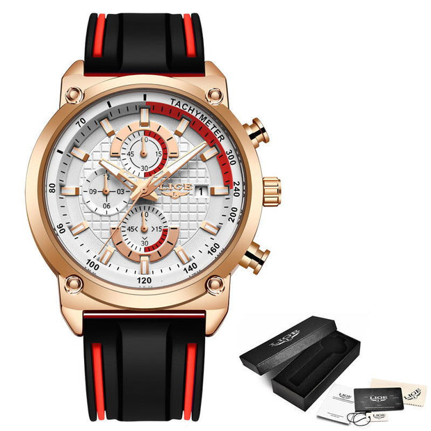 New Creative Design Blue Watches Men Luxury Quartz Wristwatch Stainless Steel Chronograph Sport Men Watch Relogio Masculino - Jo-Bolt-Store