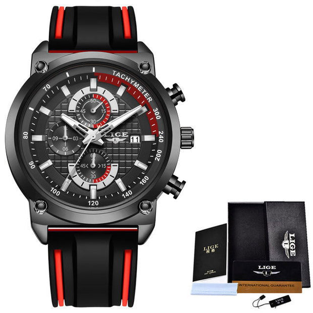 New Creative Design Blue Watches Men Luxury Quartz Wristwatch Stainless Steel Chronograph Sport Men Watch Relogio Masculino - Jo-Bolt-Store