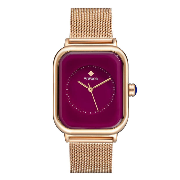 New Fashion Classic Ladies Elegant Light Luxury Square Quartz Women's Watch - Jo-Bolt-Store