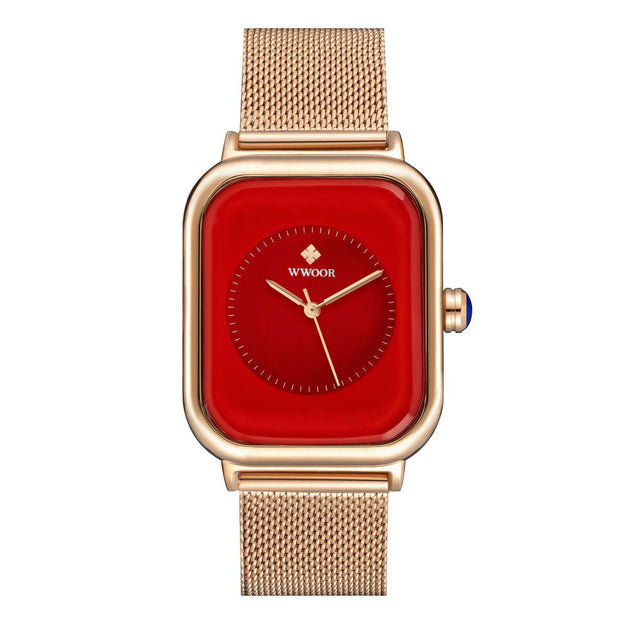 New Fashion Classic Ladies Elegant Light Luxury Square Quartz Women's Watch - Jo-Bolt-Store