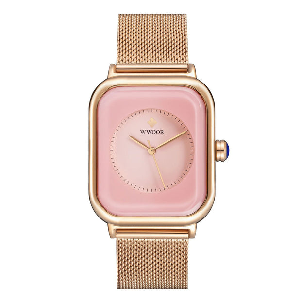 New Fashion Classic Ladies Elegant Light Luxury Square Quartz Women's Watch - Jo-Bolt-Store