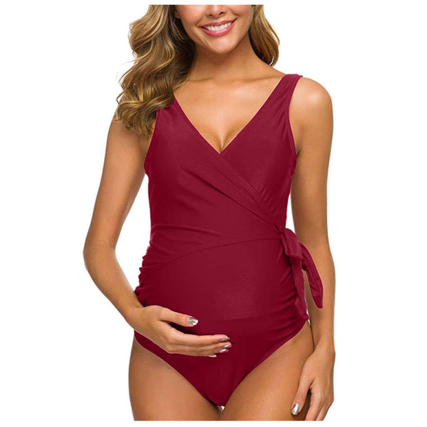 New Ladies Pregnant Women One-Piece European And American Swimwear - Jo-Bolt-Store