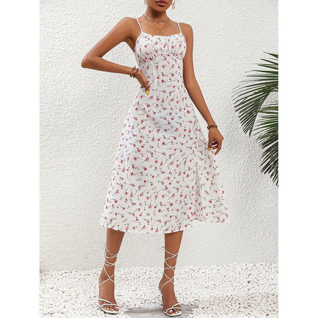 New Polka Dot Print Suspender Dress Summer for women - Jo-Bolt-Store