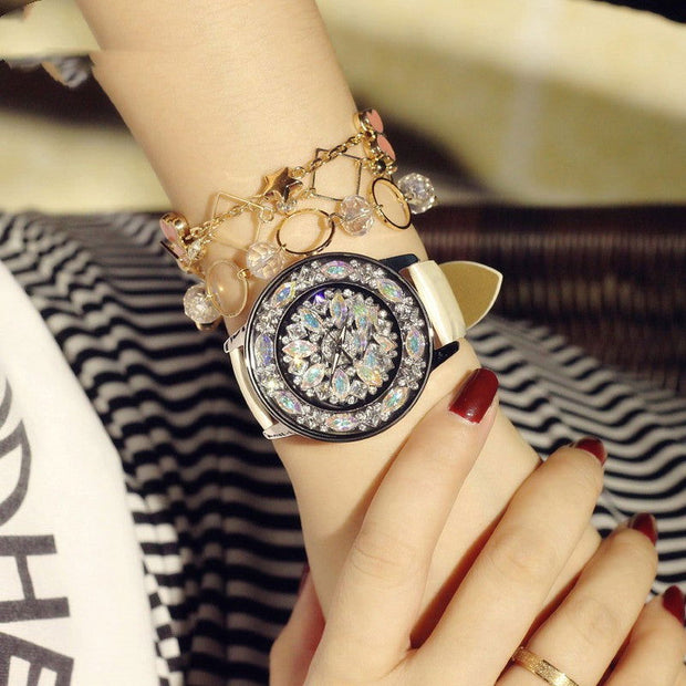 New Women's Luxury Waterproof Diamond British Watch - Jo-Bolt-Store