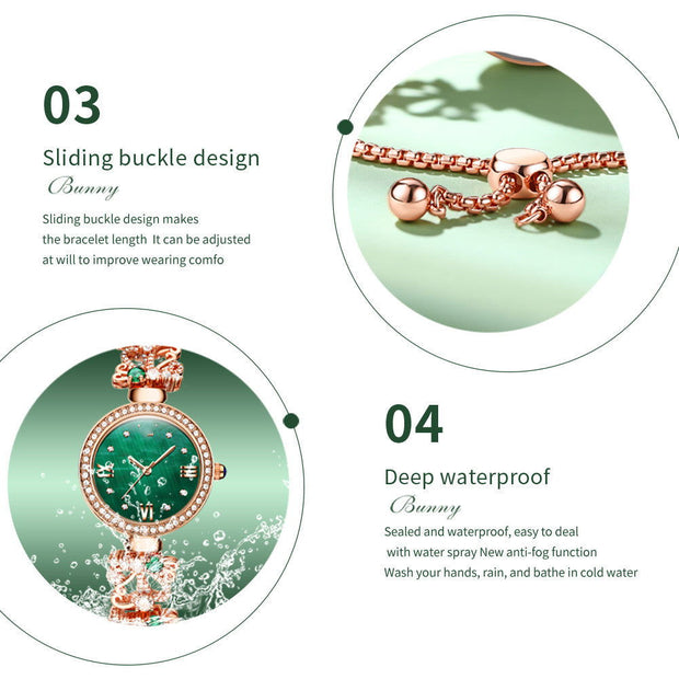 New Women's Premium Luxury Waterproof Bracelet Watch - Jo-Bolt-Store