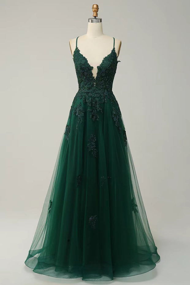 The Lace Up Maxi Gown