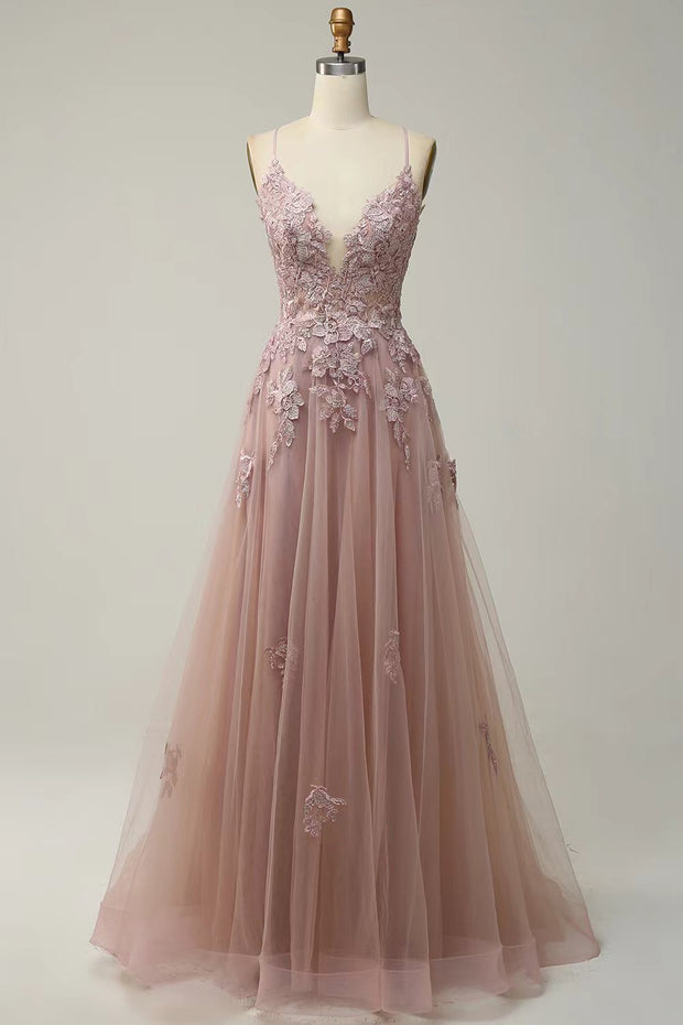 The Lace Up Maxi Gown