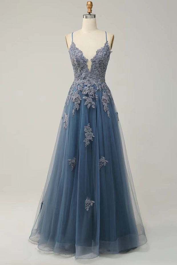 The Lace Up Maxi Gown