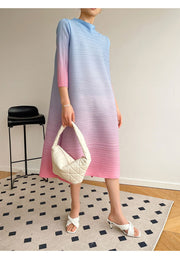 Pleated Plus Size Dress - Jo-Bolt-Store