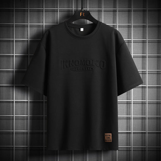 Plus Size Cotton Short Sleeved T Shirt For Men - Jo-Bolt-Store