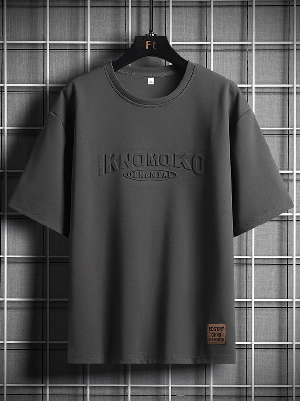 Plus Size Cotton Short Sleeved T Shirt For Men - Jo-Bolt-Store