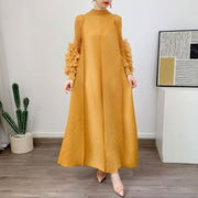 Plus Size Pleated Women's Dress - Jo-Bolt-Store