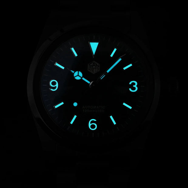 San Martin Men Watch Stainless Steel Fashion Luxury C - Jo-Bolt-Store