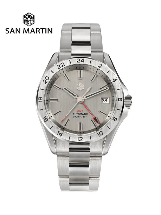 San Martin New 39mm Luxury GMT Mens Watch - Jo-Bolt-Store